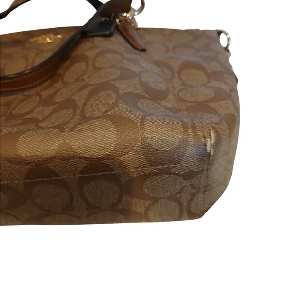 Coach- Kelsey - Satchel/Crossbody  No. C1847-F28989 - Khaki & Brown - Picture 8 of 14